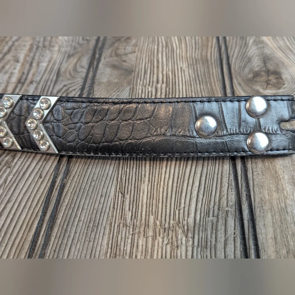Nocona Bling Chevron Belt (Brand Is A Guess) - Picture 2 of 9